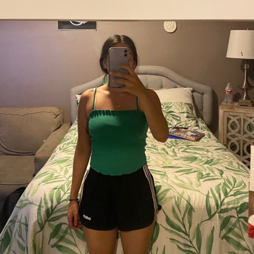 Forever 22 green top